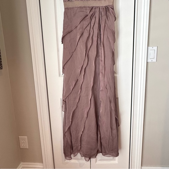 Adrianna Papell Mauve Lace Gown - Picture 5 of 9